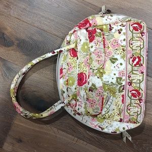 Vera Bradley Green and Pink Flower Purse